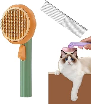 Amazon | 獣毛ブラシ 猫 金櫛 犬 猫ブラシ 犬ブラシ ペットブラシ
