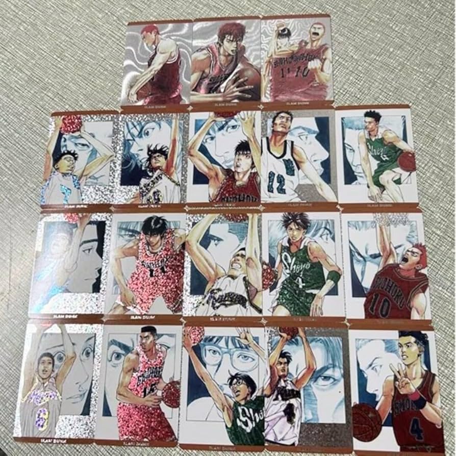 SLAMDUNK スラムダンク ラミネートカード ラミカード 3種30枚 当時物