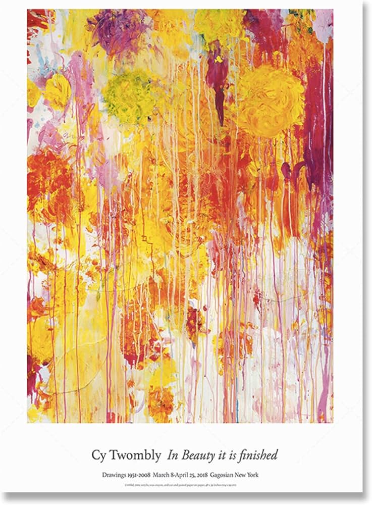 Amazon.co.jp: 有名なCyトゥオンブリーポスター抽象展サイトゥオン