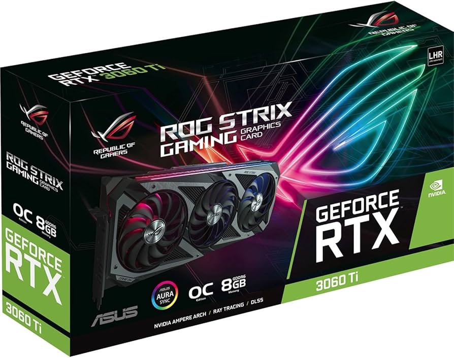 Amazon.com: ASUS ROG Strix NVIDIA GeForce RTX 3060 Ti V2 OC