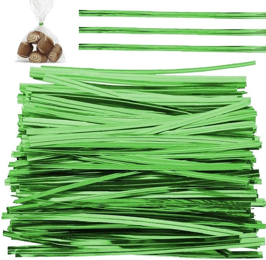 ワイヤー メタリック ツイストタイ パーティー キャンディ バッグ包装