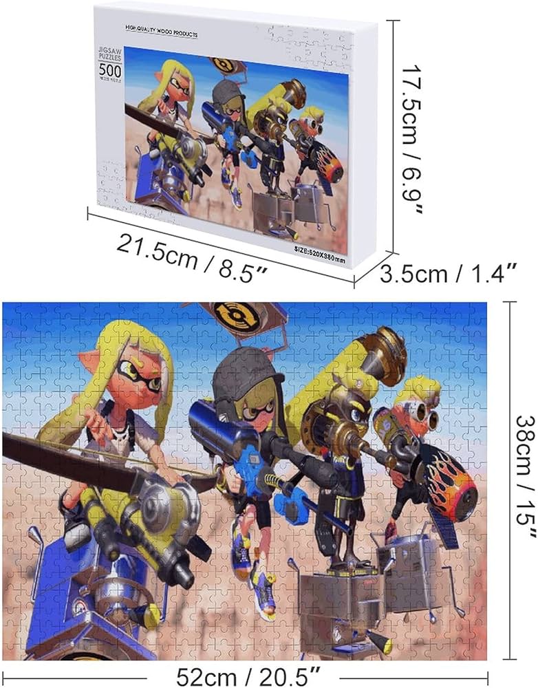 Amazon.co.jp: スプラトゥーン 1000ピース 500ピース 子供用知育玩具