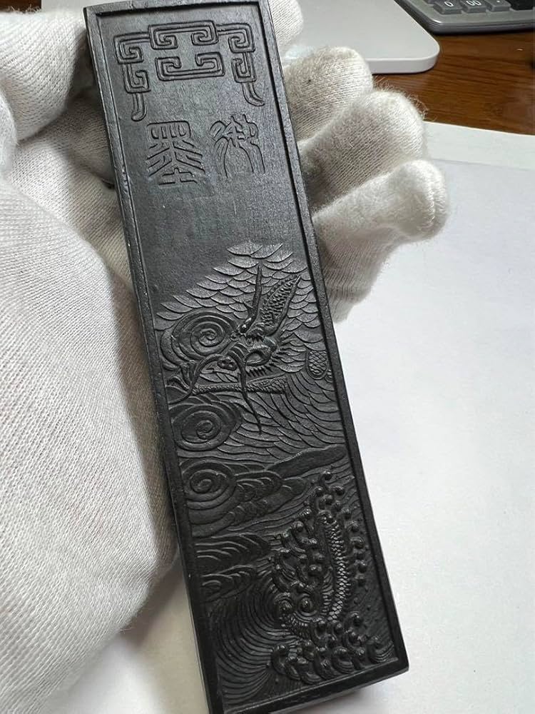 老舗極上高級油煙桐葉墨一丁型 15gx2点状態良得！ 他