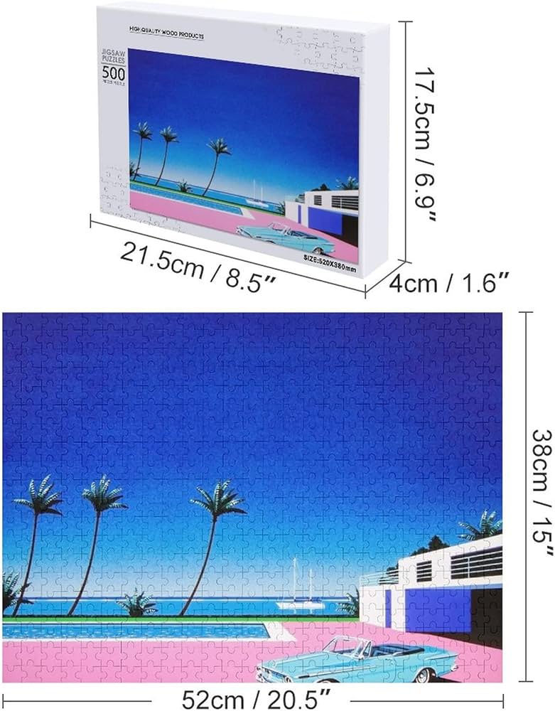 Amazon.co.jp: ジグソーパズル 永井 博 夏の日 遊び ファミリー