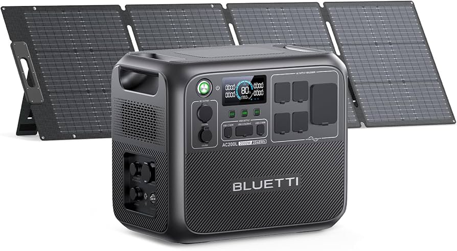 Amazon.co.jp: BLUETTI ポータブル電源AC200L 2048Wh/2000W ソーラー