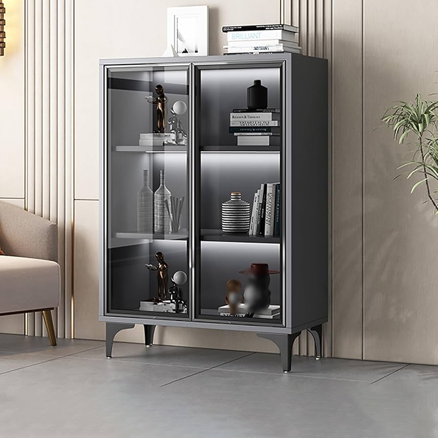 Amazon.co.jp: 骨董品ディスプレイキャビネット、トロフィー