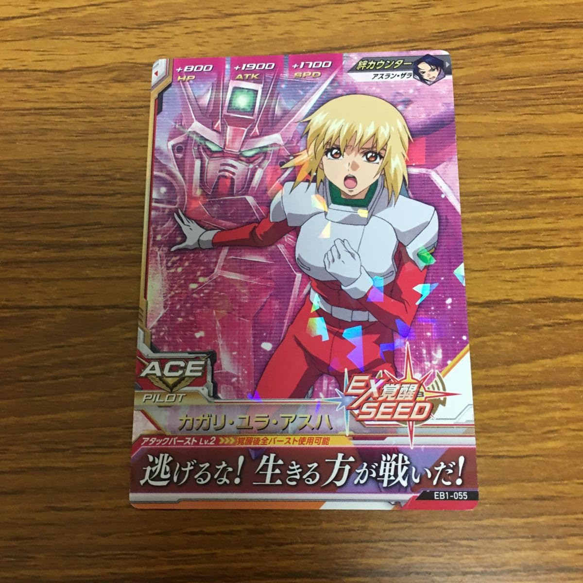 機動戦士ガンダムSEEDアスラン・ザラ カガリ・ユラ・アスハ カード