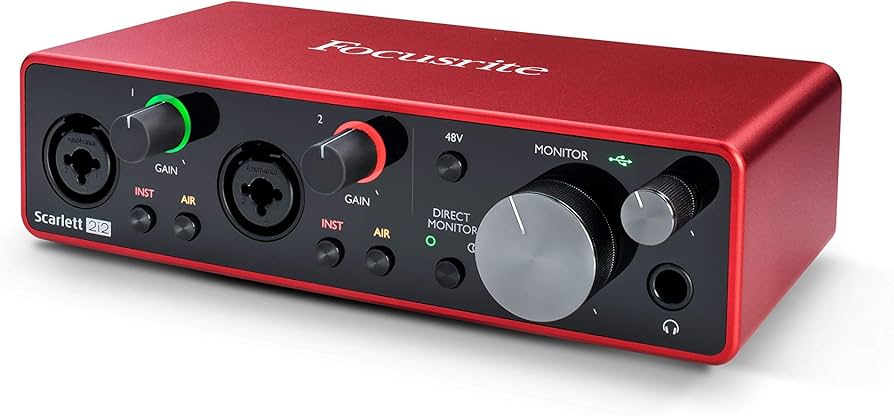 Amazon.com: Focusrite Scarlett 2i2 Studio 3rd Gen USB Audio