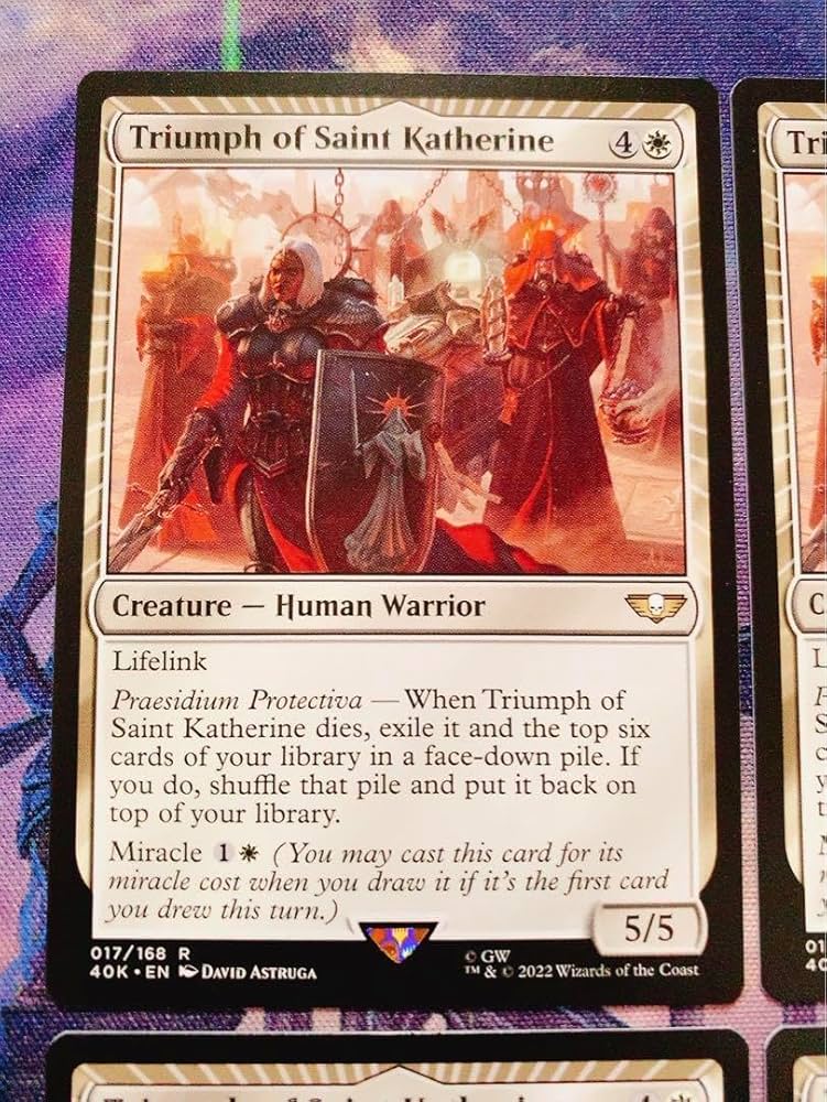 聖カトリーヌの凱旋 英語 4枚セット 聖カトリーヌの凱旋 英語 4枚