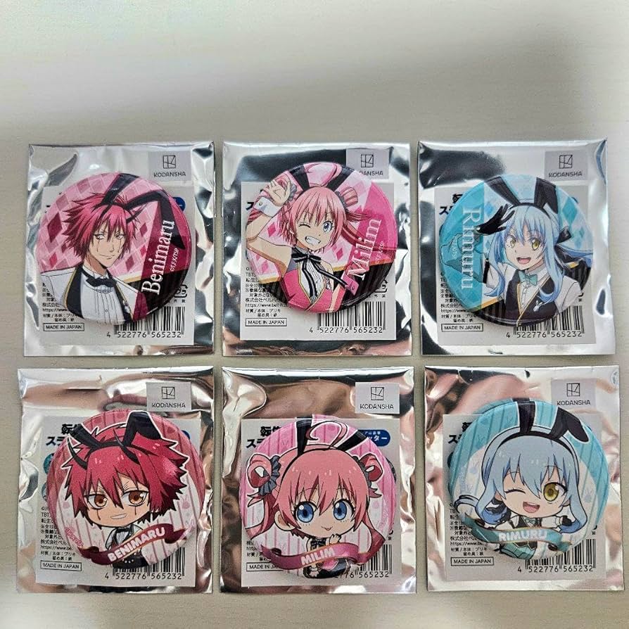 転スラ バニー 缶バッジ ベニマル ベニマルバニー缶バッジ