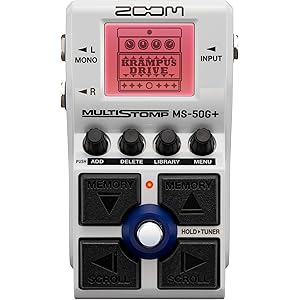 ZOOM MS-60B+ - 多彩なエフェクトと高い操作性を兼ね備えたペダル型