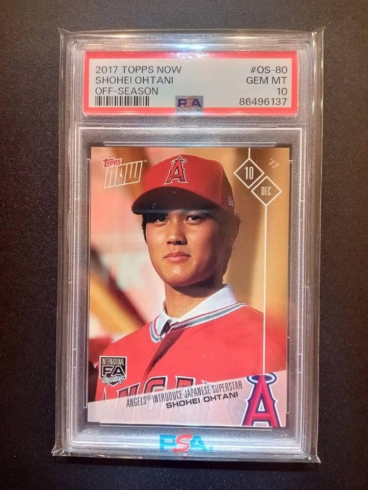 大谷翔平 エンジェルス入団会見 スラブカード