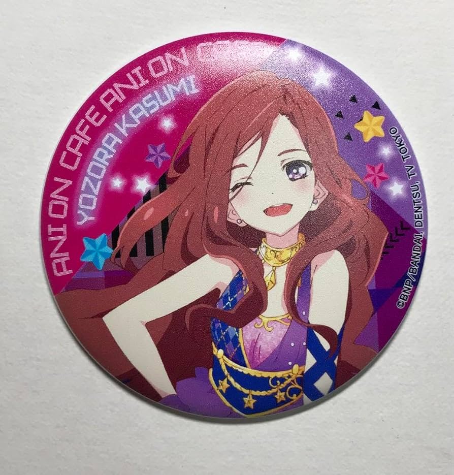 134】アイカツ アニon マグバッジ 神崎美月 アイカツ アニON 限定