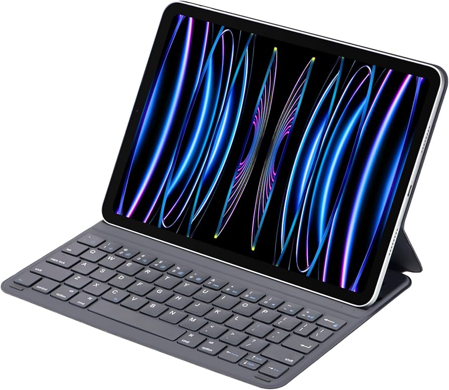 Amazon.com: Smart iPad Keyboard Folio -Replaceable Battery (365