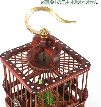 Amazon.co.jp: [華能] 虫かご ギスカゴ 角虫かご 木製 ハンドメイド