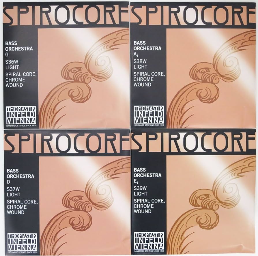 Amazon | THOMASTIK SPIROCORE スピロコア コントラバス弦セット 4/4