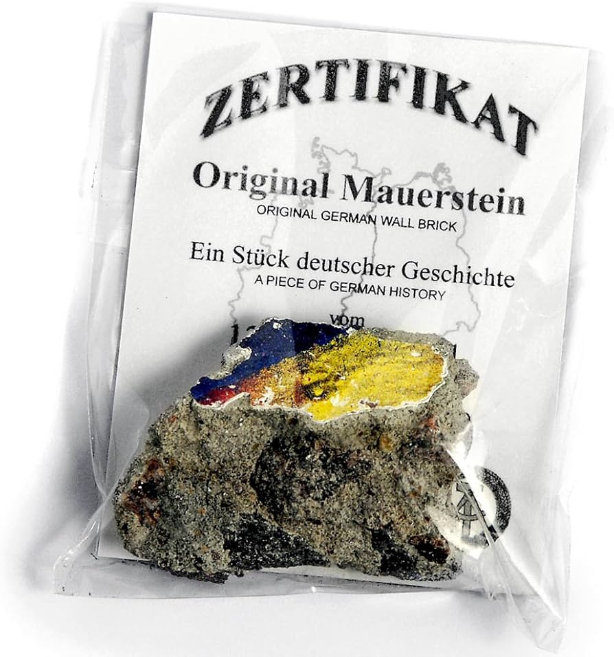 Amazon.co.jp: 本物のベルリンの壁の一部 鑑定書付き - ヨーロッパから