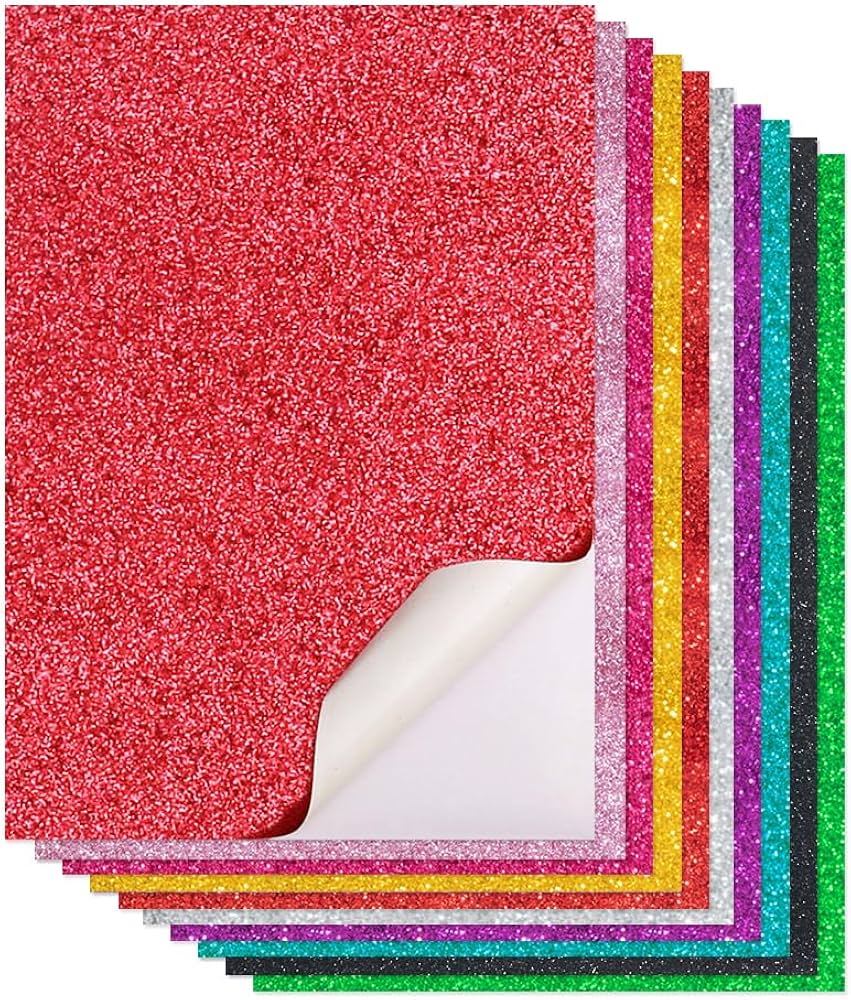 Amazon.co.jp: Winuin グリッターシート シールタイプ ジャンボうちわ