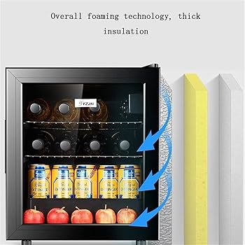 Amazon.co.jp: ロック付きワインクーラー冷蔵庫 |赤、白、シャンパン