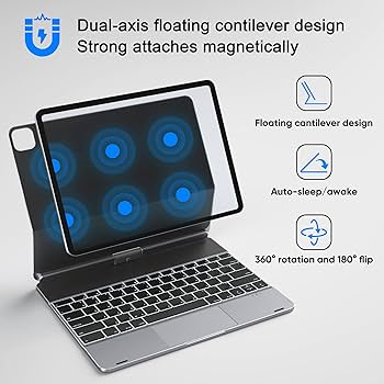 Amazon.co.jp: doqo タッチパッド付きipadpro12.9用キーボードケース