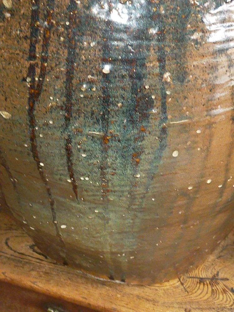 ♥古瀬戸三耳壺壷473mm花瓶骨董古玩中国