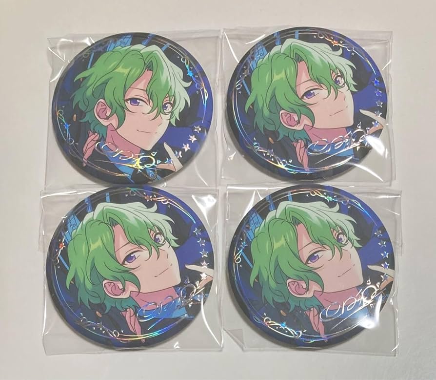 巴日和 中国缶 招募缶 20点 缶バッジ あんスタ 中国缶バあんスタ 巴日