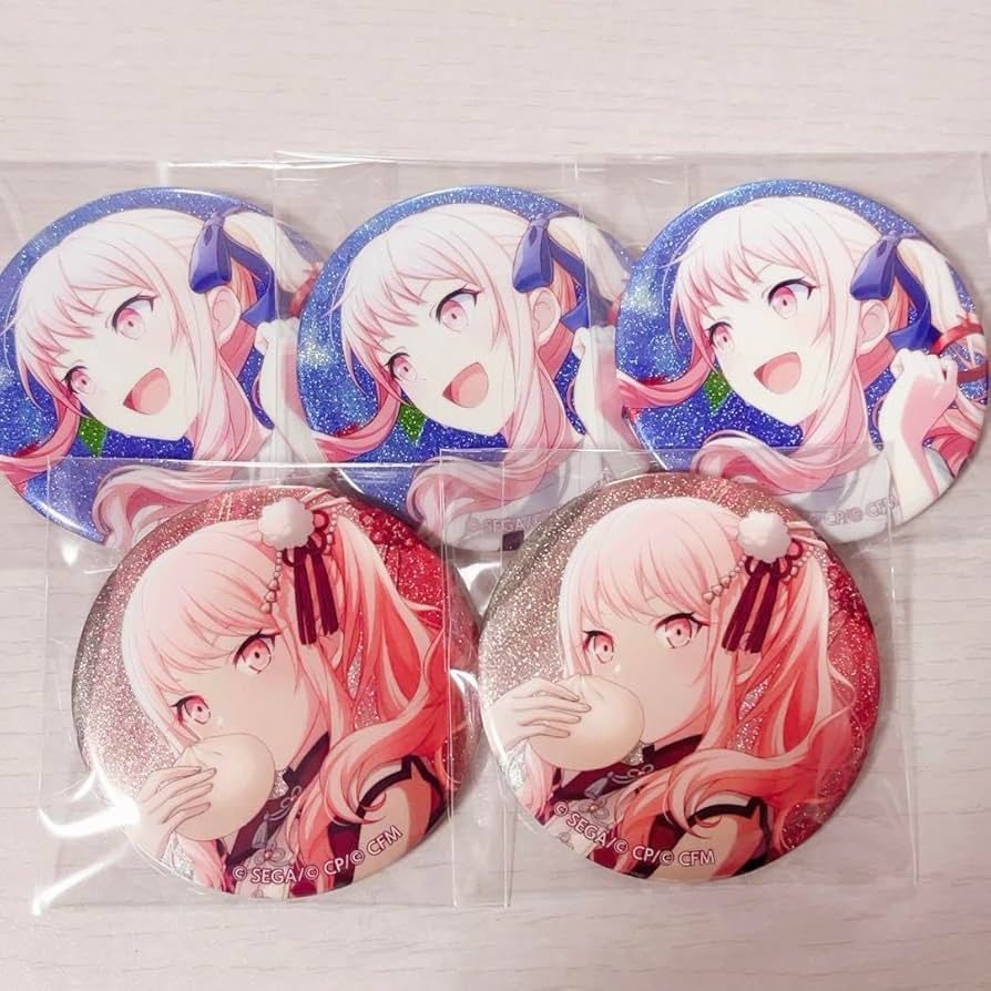 プロセカ ニーゴ 暁山瑞希 グリッター缶バッジ アウトレット