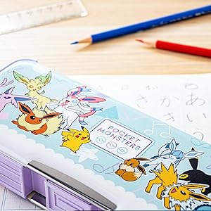 ポケモン 文房具セット パステルフレーク 筆箱2B鉛筆キャップ定規