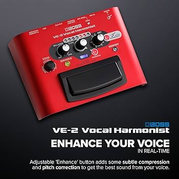 Amazon.com: BOSS VE-2 Vocal Echo Pedal for Singing Guitarists