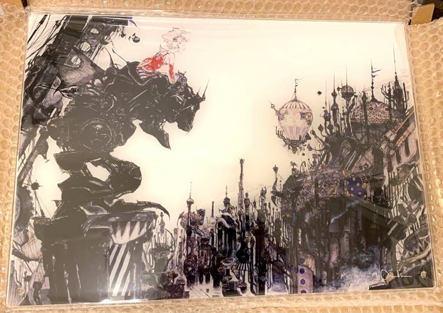 天野喜孝A3 アクリルプレートパーティーff9 ffⅨ