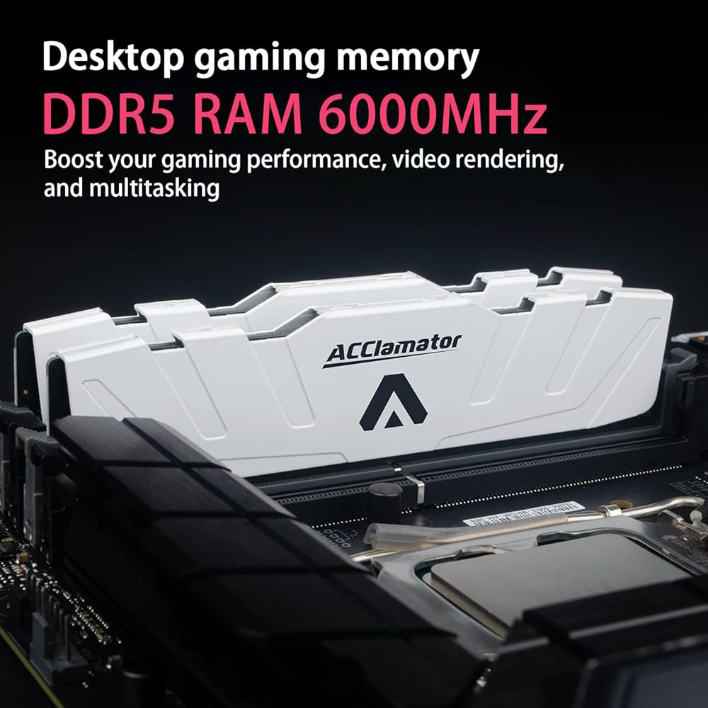 Memória de computador DDR5 RAM 32 GB (16 GB × 2) 6000 MHz (PC5