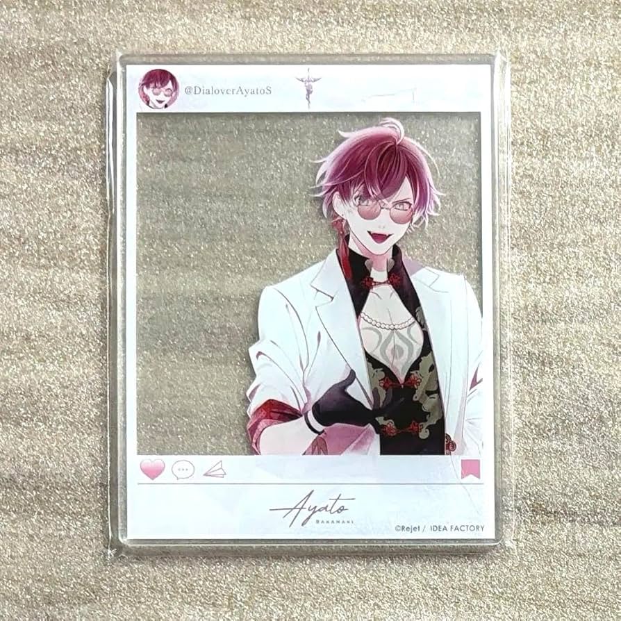 DIABOLIKLOVERS アクリルフォトカード バッジ 逆巻アヤト セット