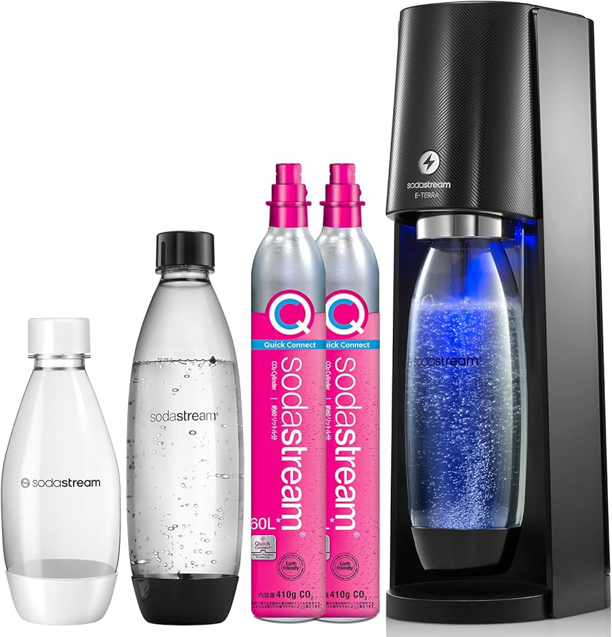 Amazon | [公式] ソーダストリーム E-TERRA(E-テラ) 特別パッケージ