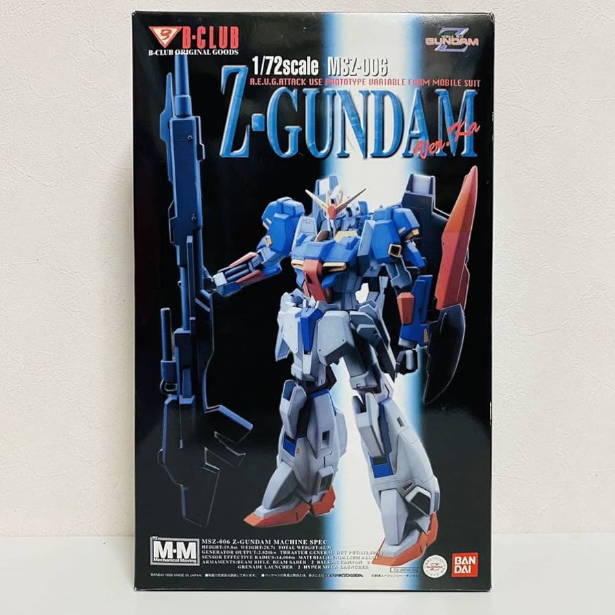 Bクラブ 1/72 注文 Zガンダム Ver.Ka ガレージキット Bクラブ 1/72 Z