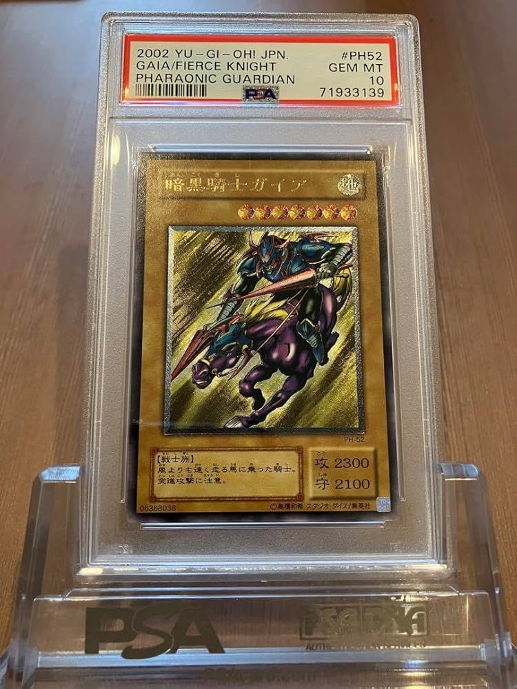 暗黒騎士ガイア ステンレス 遊戯王OCG PSA9 暗黒騎士ガイア