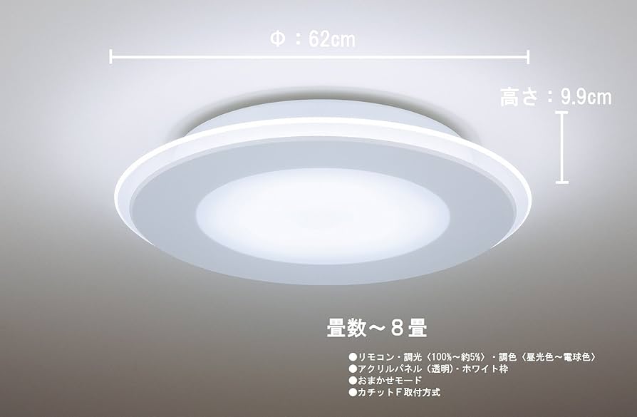 良品 パナソニック LEDシーリングライト HH-CB0882A 天井照明 Amazon