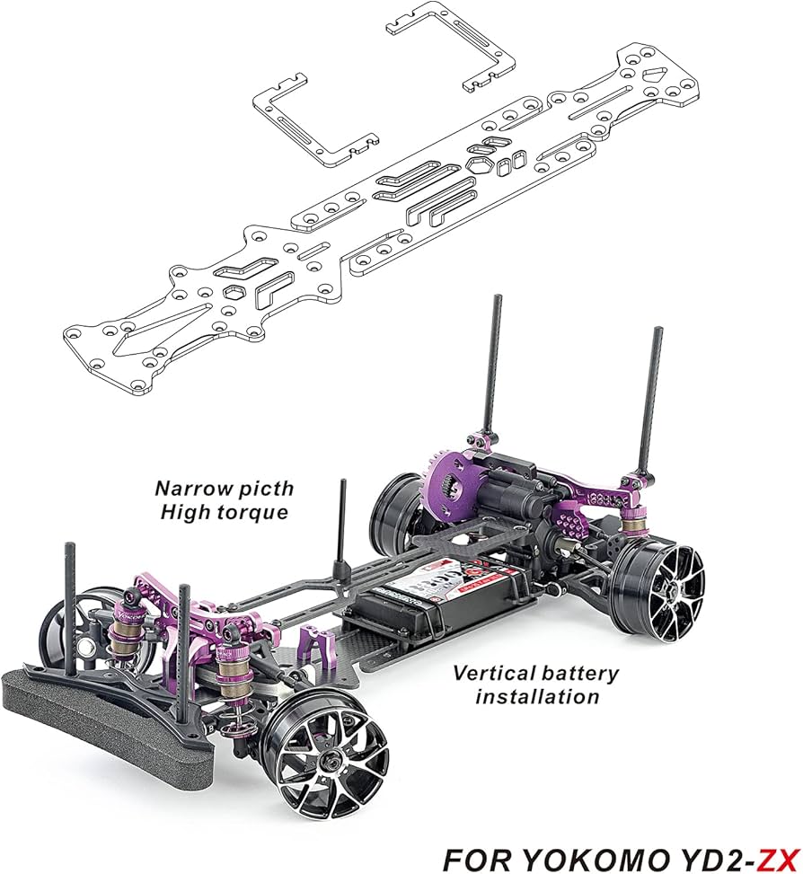 ドリフトカーシャーシ ヨコモyd-2 RWDドリフトカー YD-2ZX ブラック
