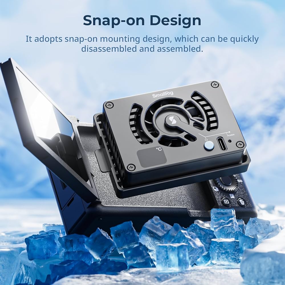 Amazon.co.jp: SMALLRIG カメラ外部冷却システム Sony/Canon/FUJIFILM