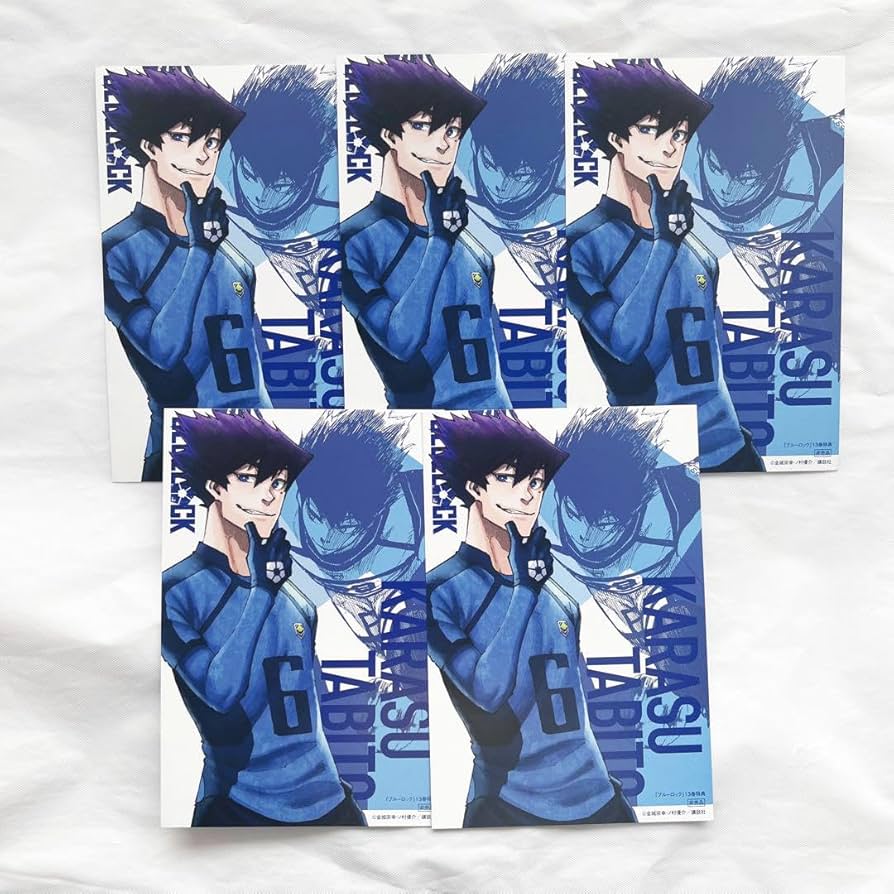 Amazon.co.jp: ブルーロック 烏旅人 私服 ポストカード セット
