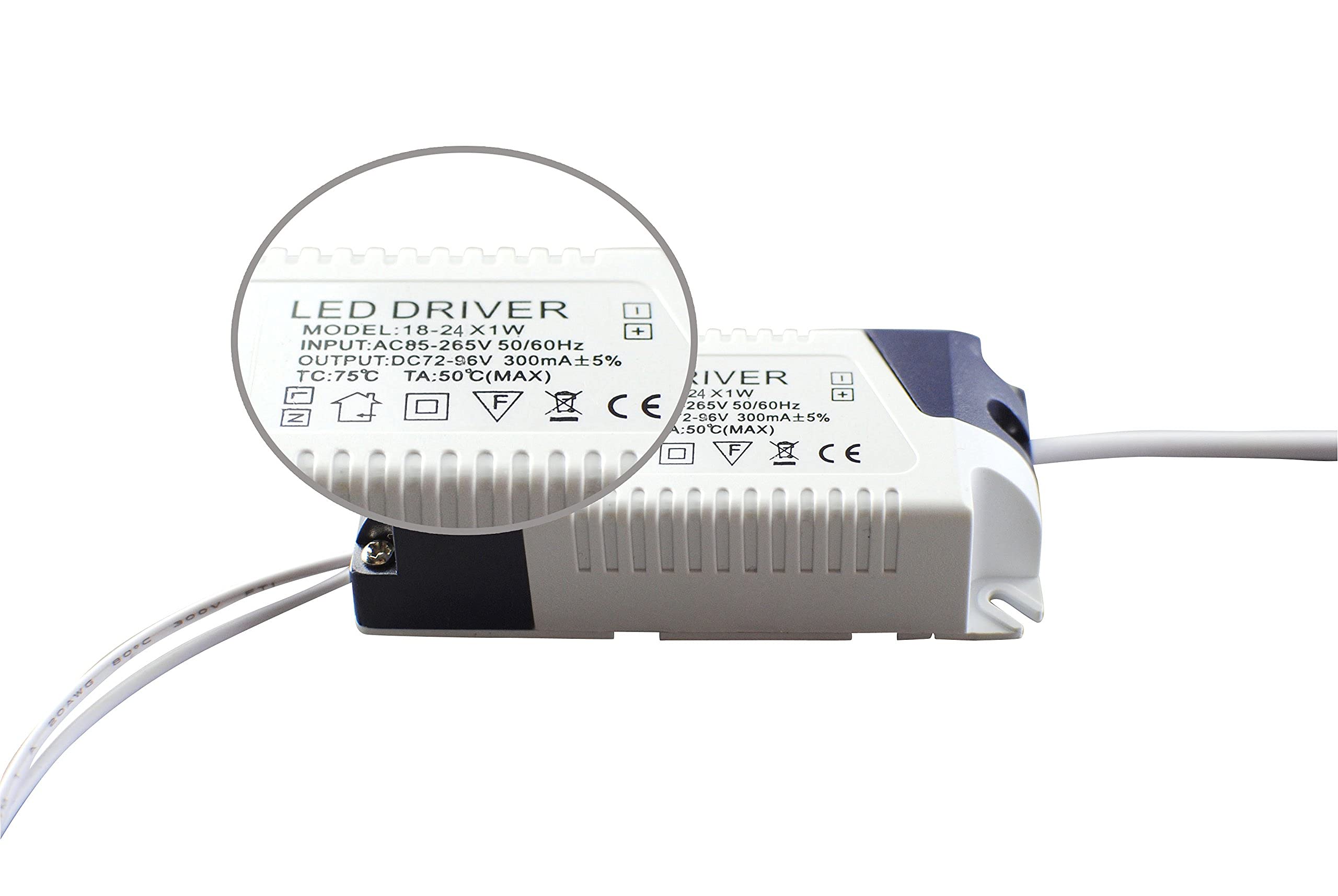Led Driver (18-24) X1W Constant Current 300mA Transformer High