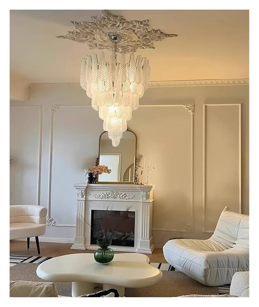 ヴィンテージ美しすぎるガラスのシャンデリア引き取り限定