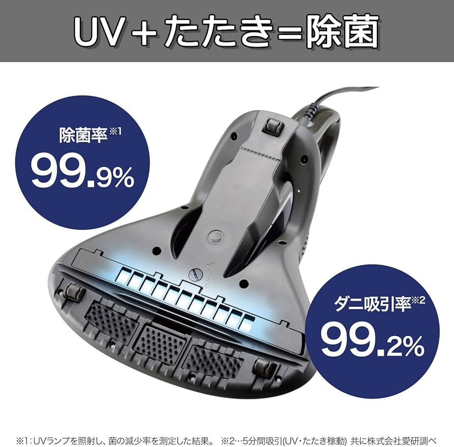 Amazon | シロカ ハンディ 布団クリーナー シャンパンシルバー 予備