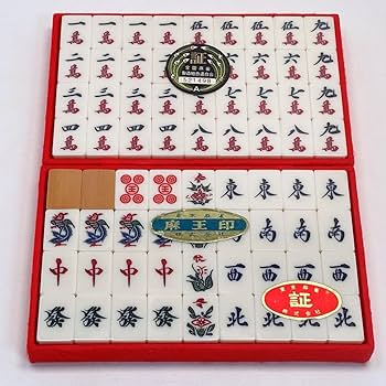 Amazon | レトロ 希少品 麻王印 麻雀牌 背竹 | 麻雀 | おもちゃ