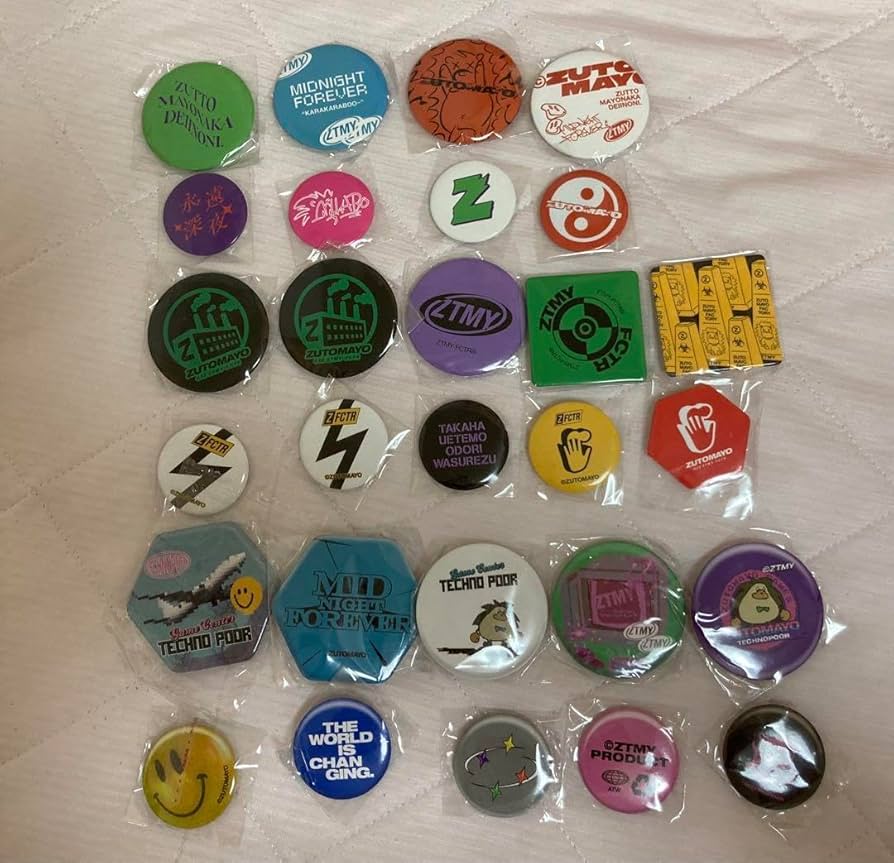 Amazon | ずっと真夜中でいいのに。 ずとまよ ガチャガチャ 缶バッジ