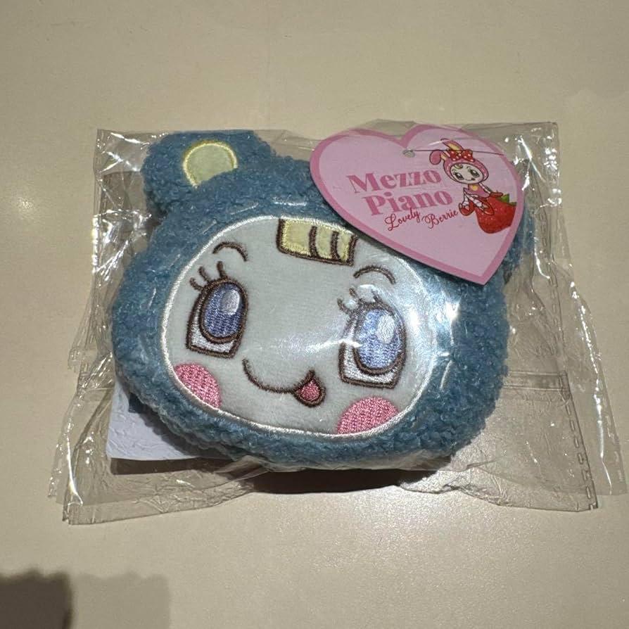 mezzo piano メゾピアノ もこもこミニポーチ ブルーベリエちゃん mezzo