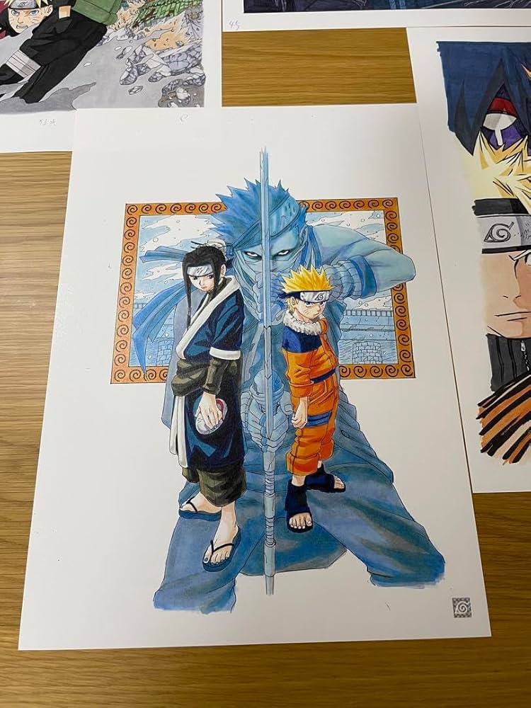 ナルトNARUTO 複製原画七班