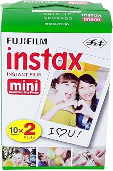 FujiFilm Instax Mini Film (40 pellicules), Color pour Mini 8-9 et