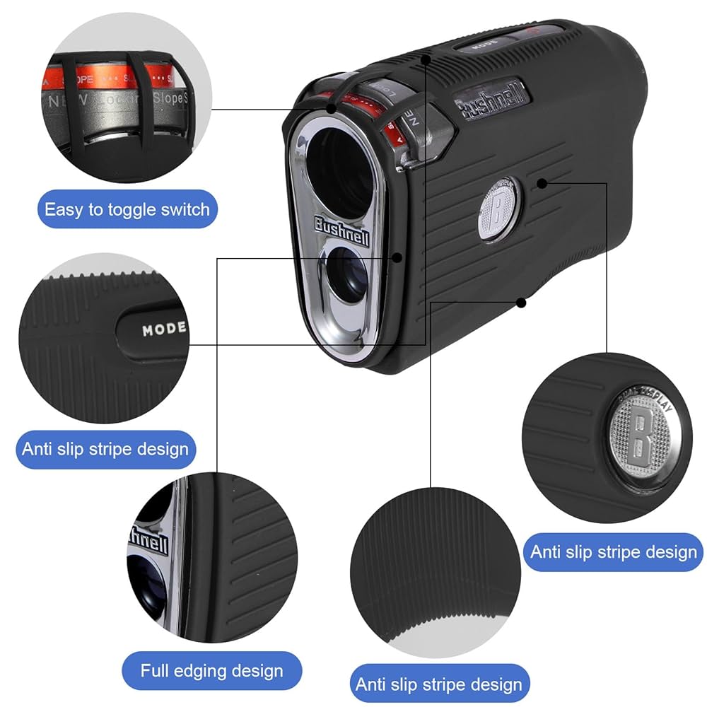 Bushnell 最高 PRO XE ゴルフ用距離計 ケース付き Bushnell PRO XE