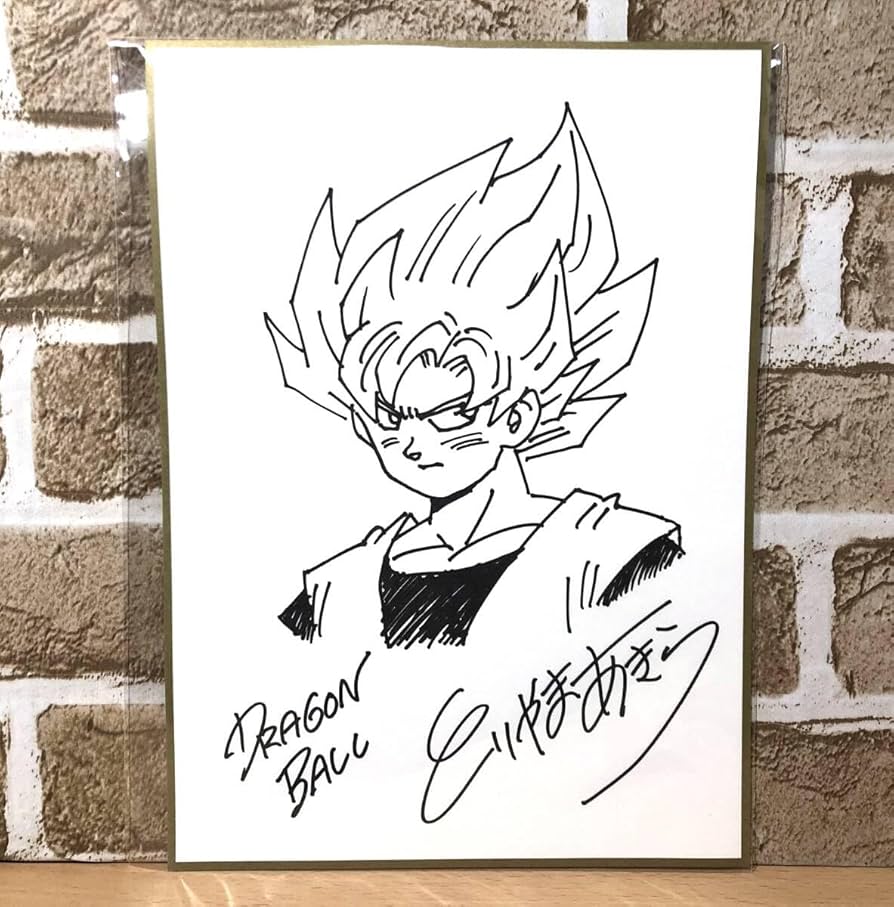 ドラゴンボール 完全版コミックス29複製原画 孫悟空 鳥山明 印鑑