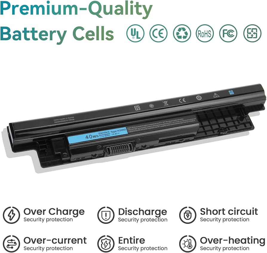 Amazon.com: New 65WH MR90Y Laptop Battery for Dell Inspiron 17